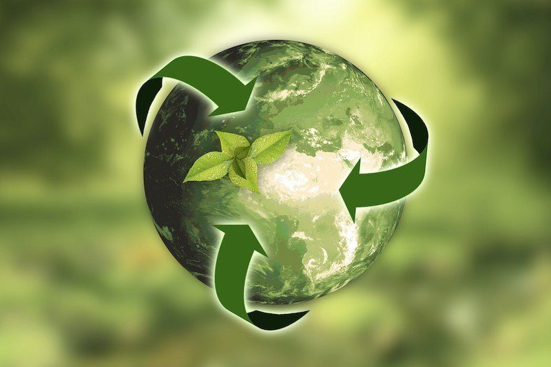 Bild: Grüne Weltkugel