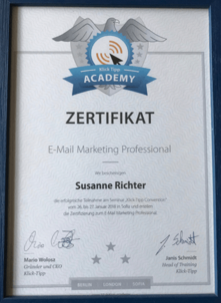 Bild: Certified Consultant Marketing-Automation Susanne Richter