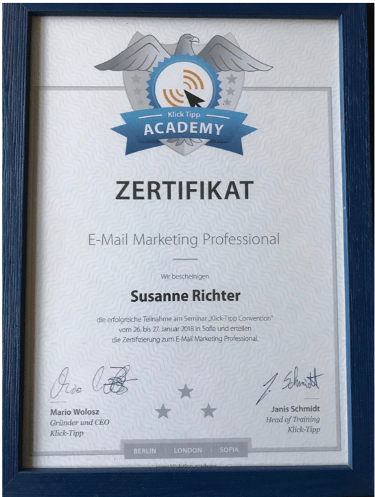 Zertifikat Marketing-Automation